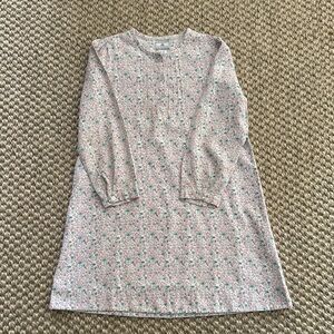 Little girls floral long sleeve nightgown